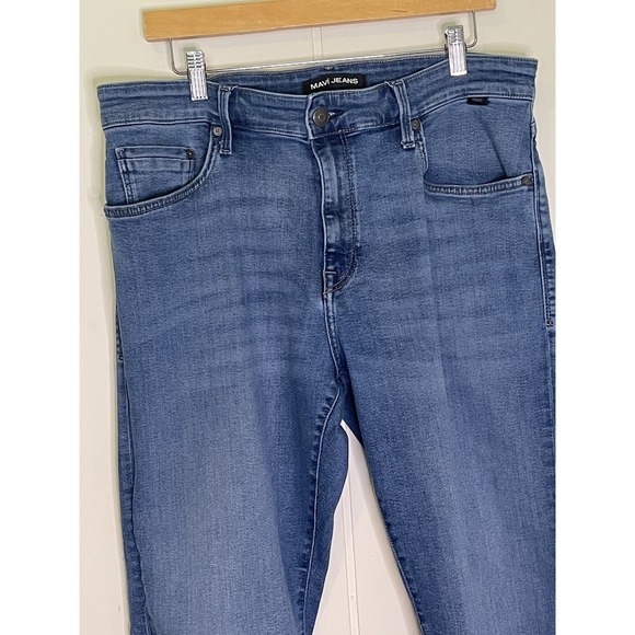 Mavi Men's Blue Denim Jeans Size 36x30 Straight Leg Faded Casual 5-Pocket - Picture 2 of 16